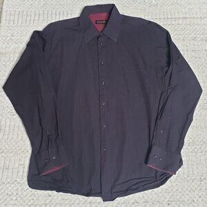 Emanuel Ungaro Long Sleeve Button Down Shirt Size XL